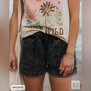 Passenger Carriso Organic Cotton Black Shorts